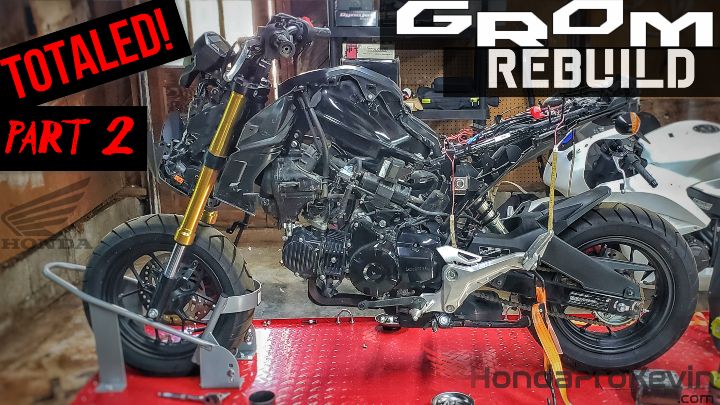 Wrecked honda grom for outlet sale