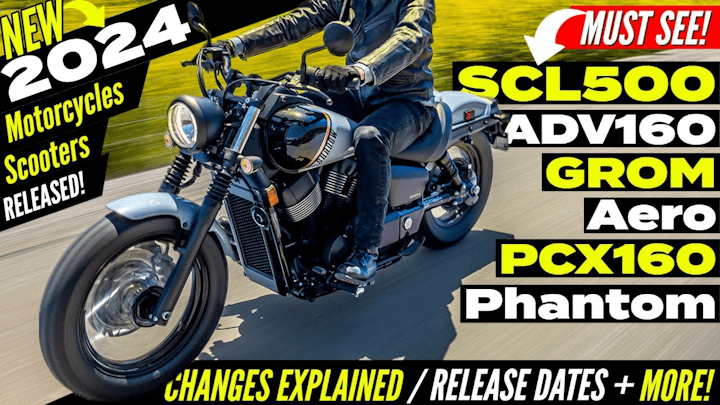 New 2024 Honda Motorcycles Scooters Released Changes Explained   New 2024 Honda Motorcycles Released Model Lineup Yamaha Kawasaki Suzuki Harley 